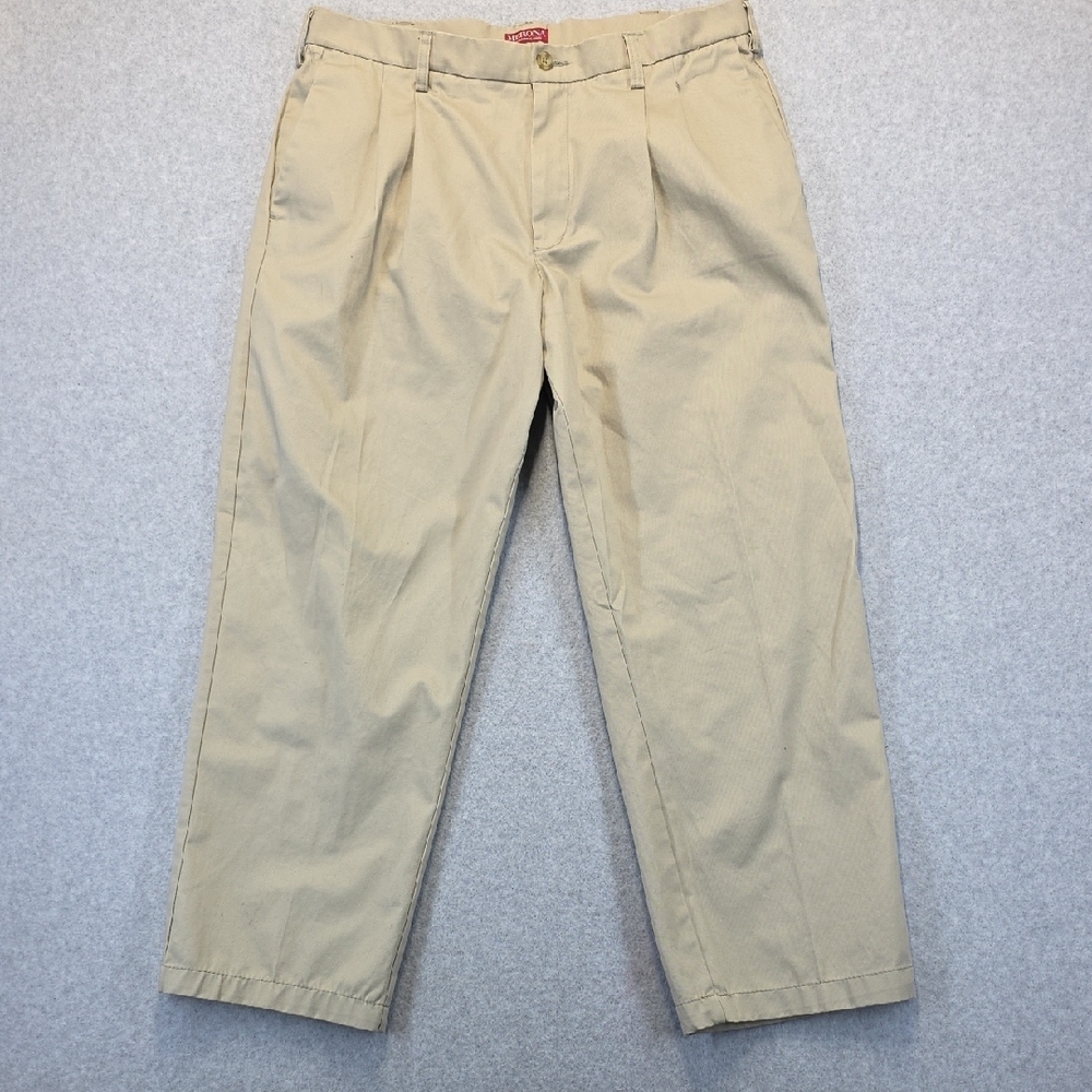 Merona Ultimate Khaki Pants Men’s 38x30 Beige Cotton Chinos Casual Workwear